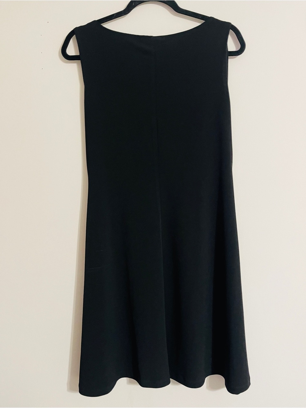 Vintage 90’s Ronni Nicole Black Boho Chic Sleeveless Mini Dress Beaded Neck Sz 8 - Picture 14 of 16